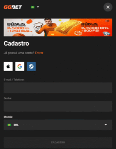 Como se Cadastrar na GG.BET